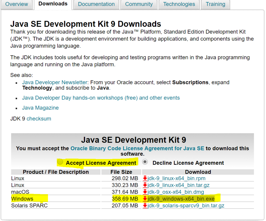 download jdk 9 64 bit